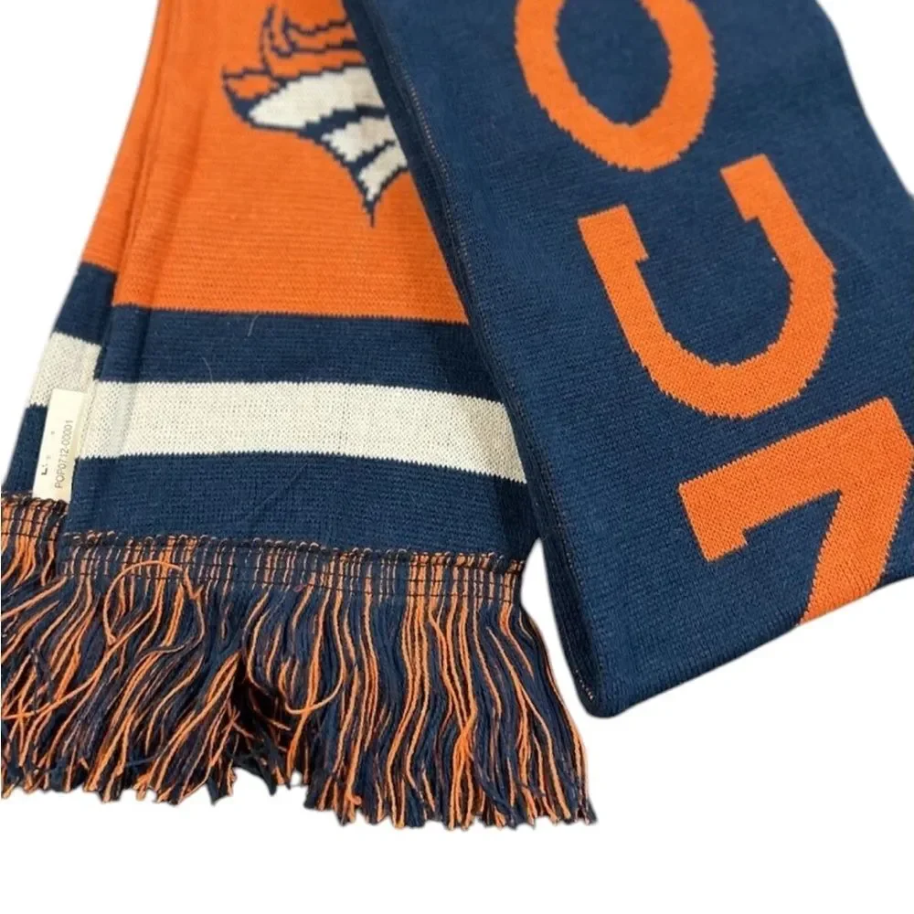 Denver Broncos Acrylic Winter Scarf